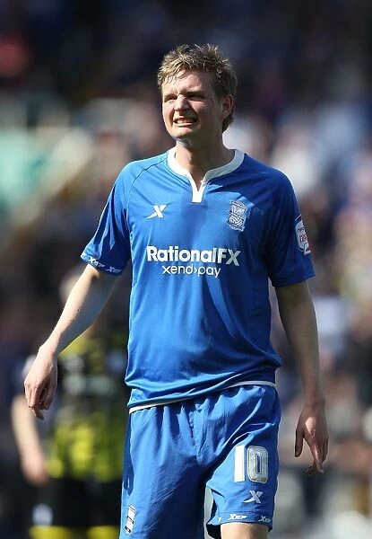 Chris Burke in Action for Birmingham City Against Cardiff City (25-03-2012, St. Andrew's)