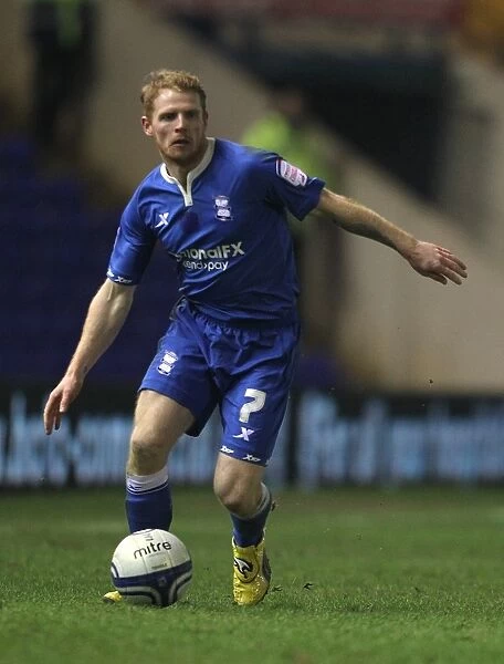 Chris Burke in Action: Birmingham City vs Portsmouth, Championship 2012 (St. Andrew's)