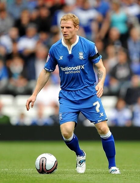Chris Burke in Action: Birmingham City vs Coventry City, Championship 2011-12 (St. Andrew's)