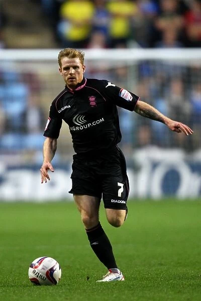 Chris Burke in Action: Birmingham City vs Coventry City, Capital One Cup Round 2, Ricoh Arena (2012)