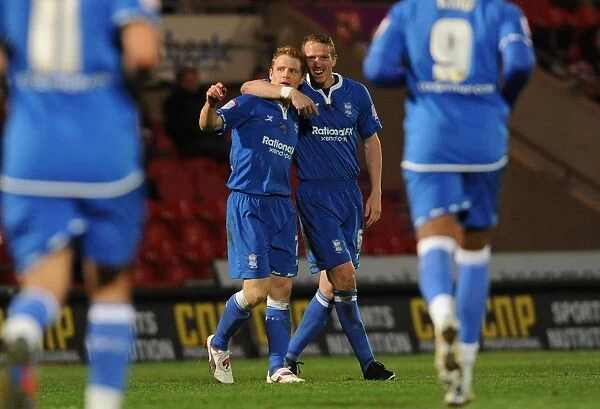 Chris Burke Scores Birmingham City's Second Goal Against Doncaster Rovers in Npower Championship Match