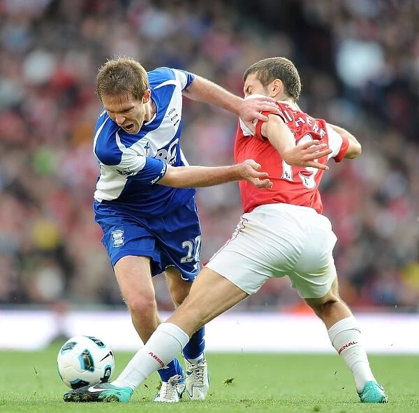 Clash at Emirates: Wilshere vs. Hleb - Birmingham City vs. Arsenal, Premier League (16-10-2010)