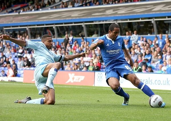 Clash of Titans: Cyrus Christie vs. Jean Beausejour in Birmingham City vs. Coventry City Npower Championship Match (13-08-2011)