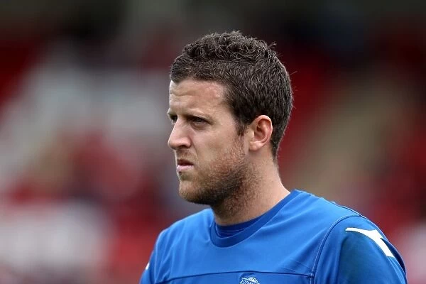 Colin Doyle in Action: Birmingham City FC's Goalkeeper During Pre-Season Friendly vs Cheltenham Town at Whaddon Road