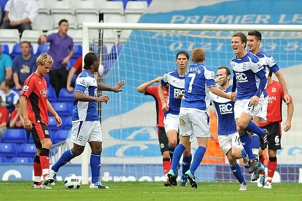 Craig Gardner Scores First Goal for Birmingham City in Premier League Against Blackburn Rovers (21-08-2010)