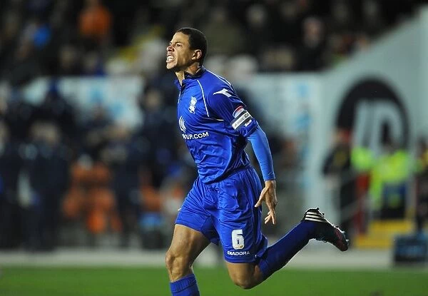 Curtis Davies Scores First Goal for Birmingham City against Blackpool (November 27, 2012, Bloomfield Road)