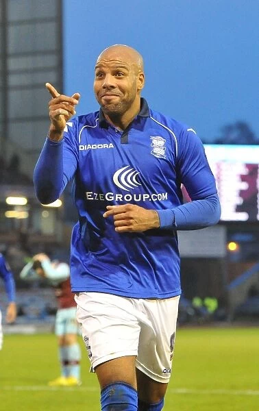 Curtis Davies Scores the Winning Goal: Birmingham City's Victory over Burnley in the Championship (January 26, 2013 - Turf Moor)