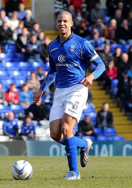 Curtis Davies vs Millwall: Intense Face-Off in Birmingham City's Npower Championship Match at St. Andrew's (April 6, 2013)