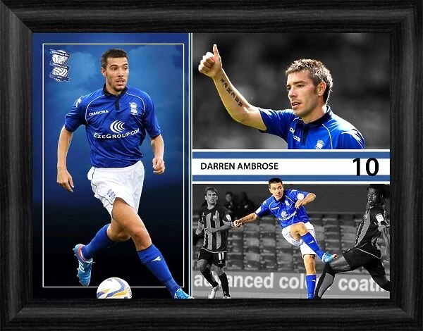 Darren Ambrose Framed Player Profile Print