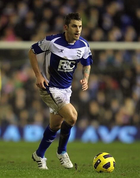 David Bentley in Action: Birmingham City vs Sheffield Wednesday, FA Cup Fifth Round at St. Andrew's