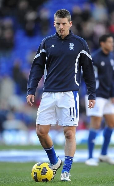 David Bentley in Action: Birmingham City vs Stoke City (Premier League, 12-02-2011)