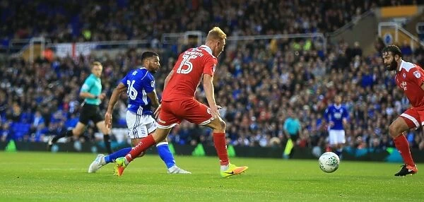 David Davis Scores Birmingham City's Second Goal Against Crawley Town in Carabao Cup First Round