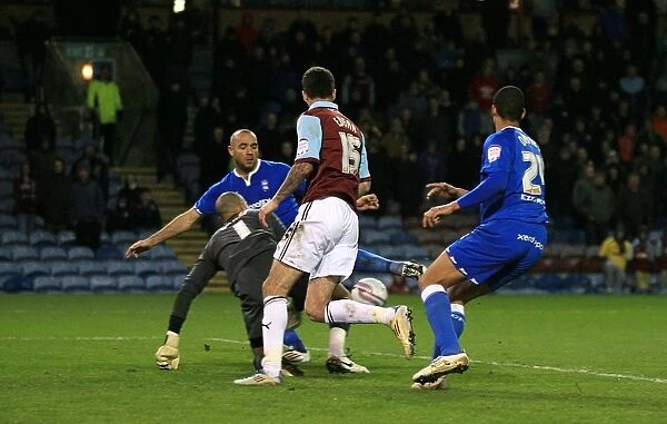 David Murphy Scores Birmingham City's Third Goal Against Burnley (03-04-2012, Turf Moor)