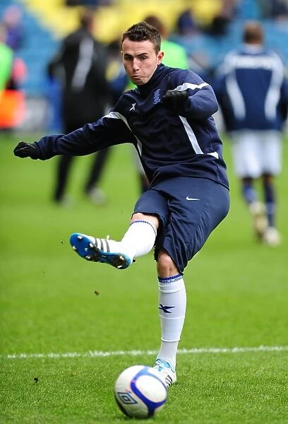 Determined Jordon Mutch Leads Birmingham City's FA Cup Battle at Millwall's The New Den (08-01-2011)