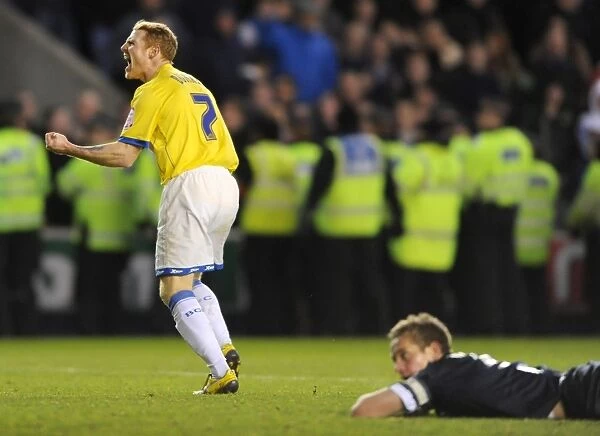 Euphoria Unleashed: Adam Rooney's Historic Goal Celebration for Birmingham City vs. Millwall (1 / 14 / 2012)