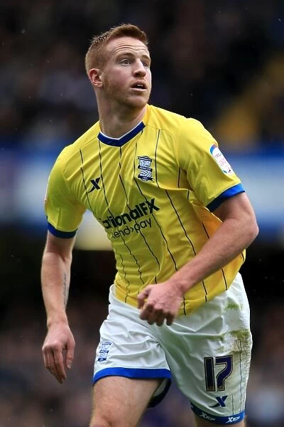 FA Cup Fifth Round: Birmingham City's Adam Rooney at Stamford Bridge (18-02-2012)