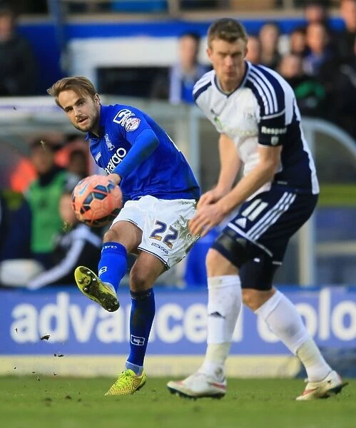 FA Cup Fourth Round: Birmingham City vs. West Bromwich Albion - Shinnie's Dramatic Shot at St. Andrew's
