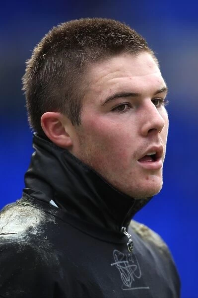 FA Cup Third Round: Jack Butland's Focused Determination for Birmingham City Against Wolverhampton Wanderers at St. Andrew's (07-01-2012)