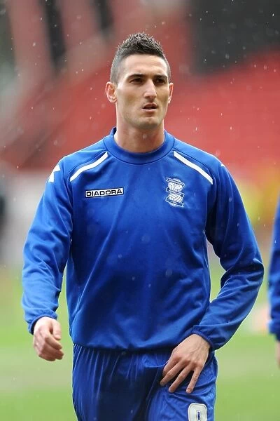 Federico Macheda Scores the Winning Goal for Birmingham City against Charlton Athletic in Sky Bet Championship (08-02-2014)