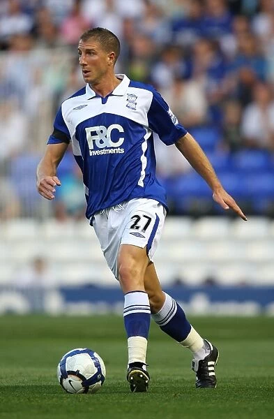 Gregory Vignal in Action: Birmingham City vs Portsmouth, Barclays Premier League (August 19, 2009, St. Andrew's)