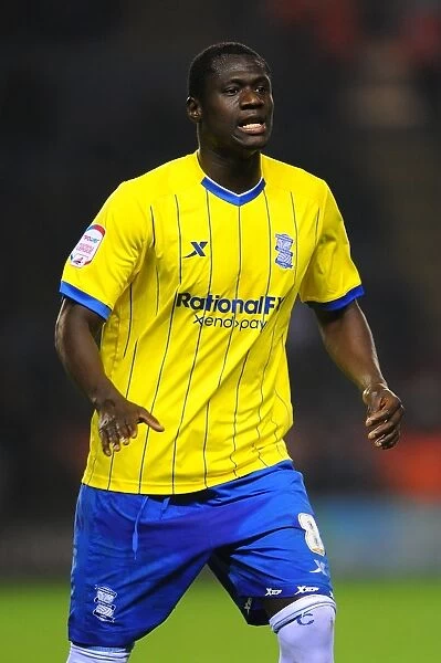 Guirane N'Daw in Action for Birmingham City against Leicester City at The King Power Stadium, Npower Championship (13-03-2012)