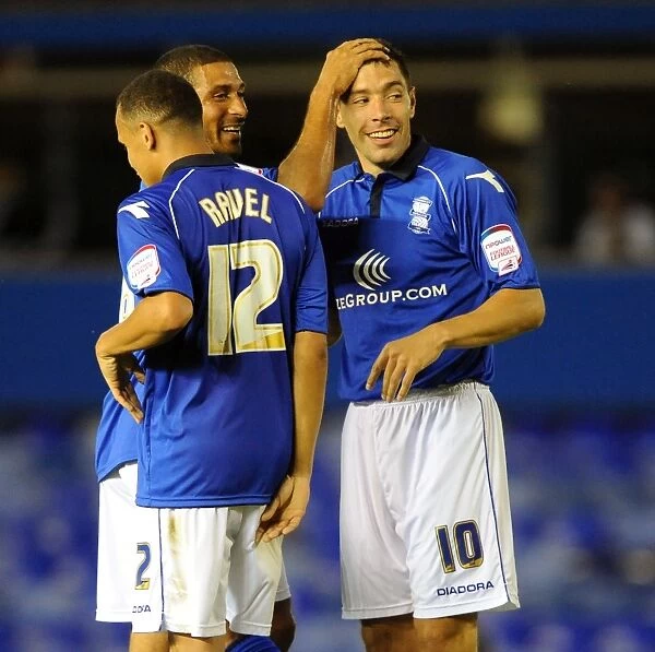 Hayden Mullins's Goal Celebration: Birmingham City's Victory Over Barnet in Capital One Cup