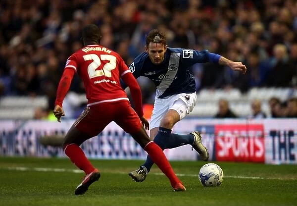 Intense Rivalry: Birmingham City vs Middlesbrough - A Fight for Championship Supremacy: Jonathan Grounds vs Albert Adomah