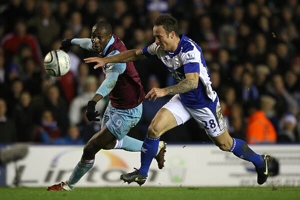 Intense Rivalry: Cole vs. Jiranek - Carling Cup Semi-Final Showdown: Birmingham City vs. West Ham United (2011)