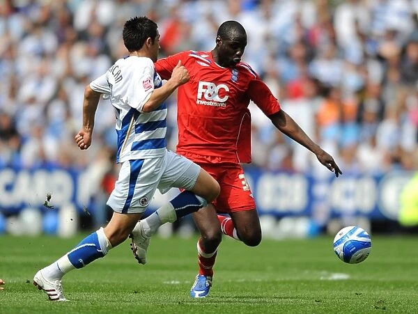 Intense Rivalry: Djimi Traore vs. Jem Karacan - A Battle for Supremacy in the Championship (2009) - Birmingham City vs. Reading