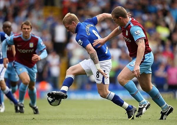 Intense Rivalry: Dunne vs. O'Connor - A Battle for Supremacy in Birmingham Derby (Barclays Premier League, 2009)
