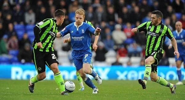 Intense Rivalry: Marcos Painter and Romain Vincelot vs. Chris Burke - Birmingham City vs. Brighton & Hove Albion