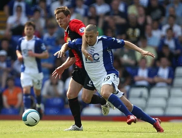 Intense Rivalry: Mauro Zarate vs. Johann Vogel - Birmingham City vs. Blackburn Rovers, Premier League (11-05-2008)