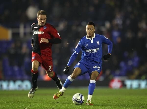 Intense Rivalry: Nathan Redmond vs Liam Lawrence - A Battle for Control (Birmingham City vs Portsmouth, Npower Championship, 2012)