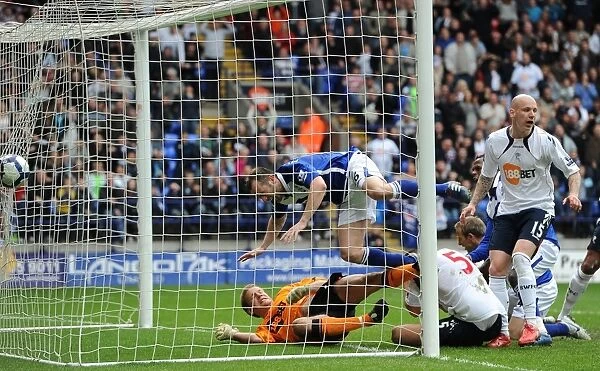 James McFadden Scores Birmingham City's Historic Goal Against Bolton Wanderers in Premier League (09-05-2010)