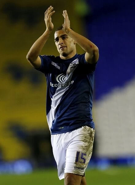 James Vaughan's Thrilling Championship Victory Celebration: Birmingham City Overpowers Cardiff City at St. Andrew's