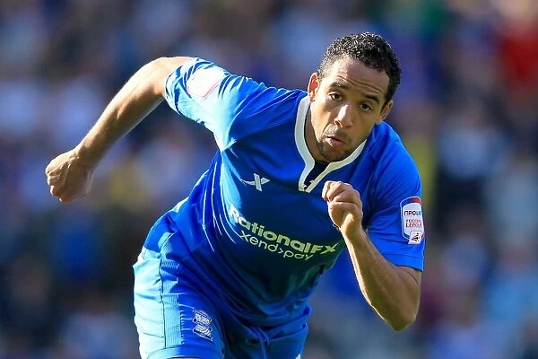 Jean Beausejour in Action: Birmingham City vs Leicester City (Championship, 16-10-2011)