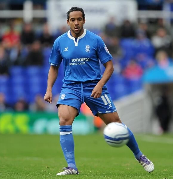 Jean Beausejour in Action: Birmingham City vs Brighton & Hove Albion, Npower Championship (2011)