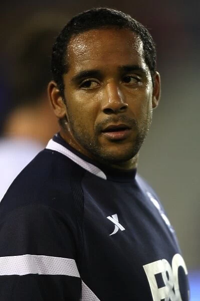Jean Beausejour in Action: Birmingham City vs Milton Keynes Dons, Carling Cup Third Round