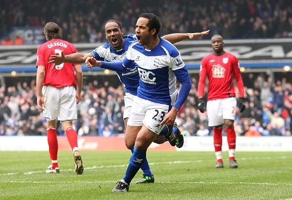 Jean Beausejour Scores First Goal for Birmingham City Against Newcastle United in Barclays Premier League (05-03-2011)