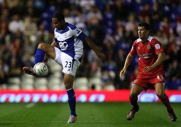 Jean Beausejour's Dominance: Birmingham City vs Milton Keynes Dons in Carling Cup Third Round