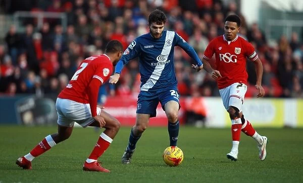 Jon Toral of Birmingham City in Action against Bristol City in Sky Bet Championship Match at Ashton Gate