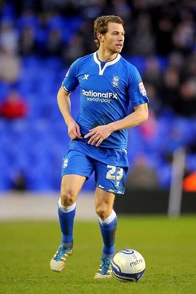 Jonathan Spector in Action for Birmingham City against Watford at St. Andrew's (21-01-2012)