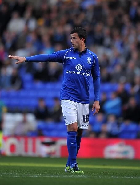 Keith Fahey in Action: Birmingham City vs Barnsley, Championship Match at St. Andrew's (September 22, 2012)