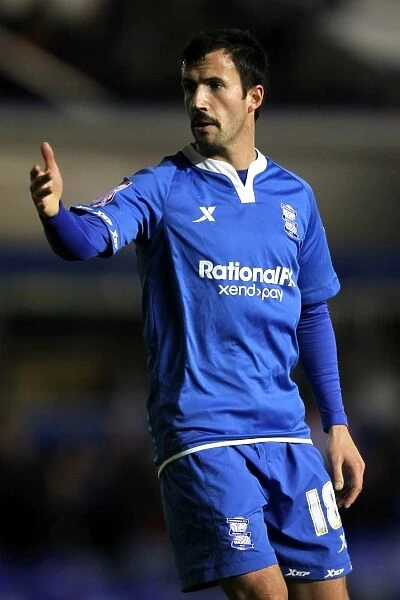 Keith Fahey in Action: Birmingham City vs Burnley (Npower Championship, 22-11-2011, St. Andrew's)