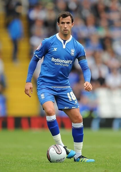 Keith Fahey in Action: Birmingham City vs Coventry City, Npower Championship (13-08-2011) - St. Andrew's