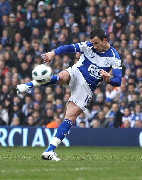 Keith Fahey in Action: Birmingham City vs Newcastle United, Barclays Premier League (05-03-2011)