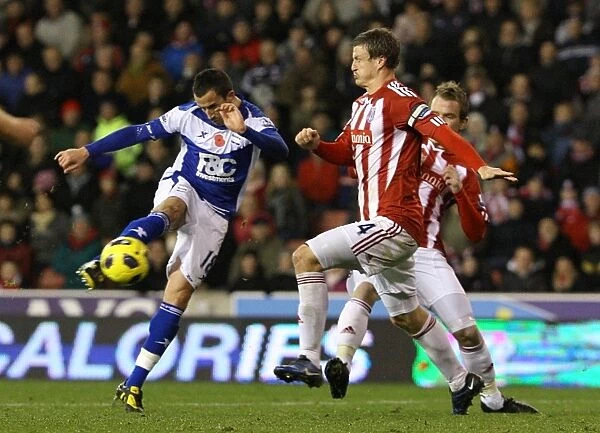 Keith Fahey Scores Birmingham City's Historic Goal Against Stoke City (09-11-2010, Barclays Premier League)