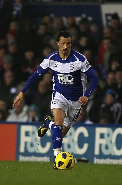 Keith Fahey vs Chelsea: A Standout Moment for Birmingham City in the Barclays Premier League (2010-11) at St. Andrew's