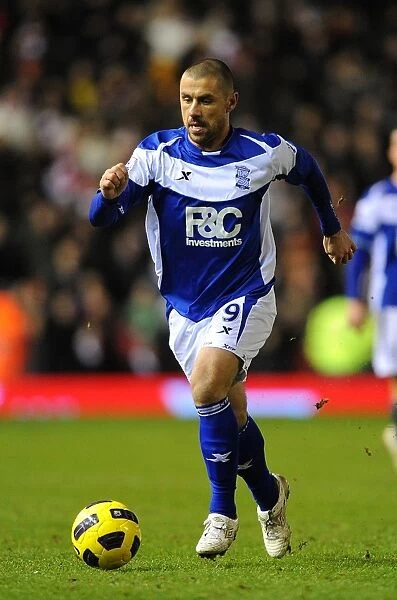 Kevin Phillips in Action: Birmingham City vs Arsenal, Premier League (01-01-2011), St. Andrew's