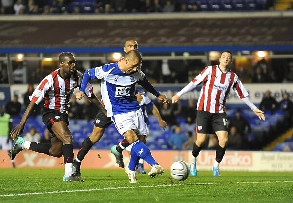 Kevin Phillips Scores the Dramatic Equalizer for Birmingham City Against Brentford in Carling Cup